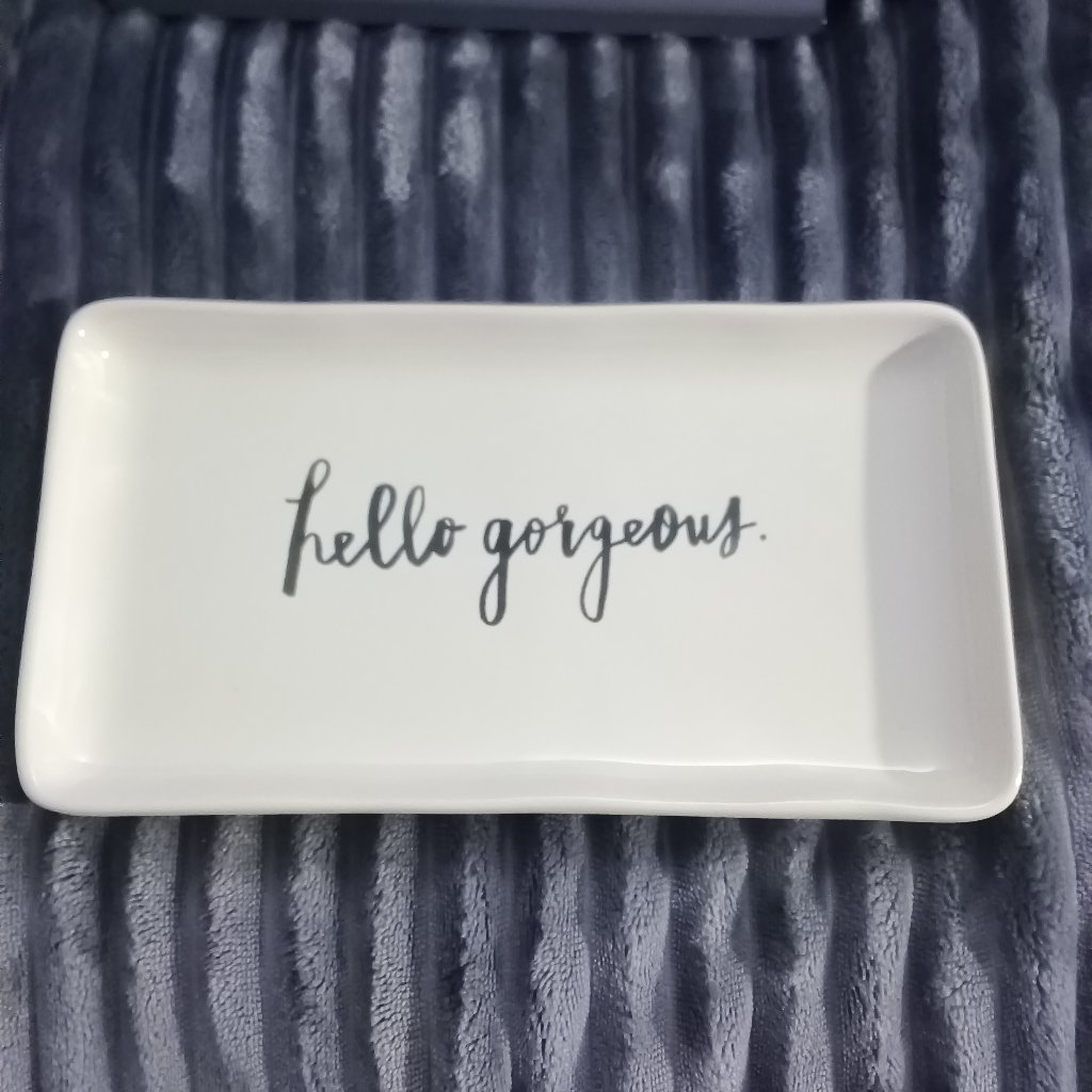 Rae Dunn Hello Gorgeous Trinket Tray